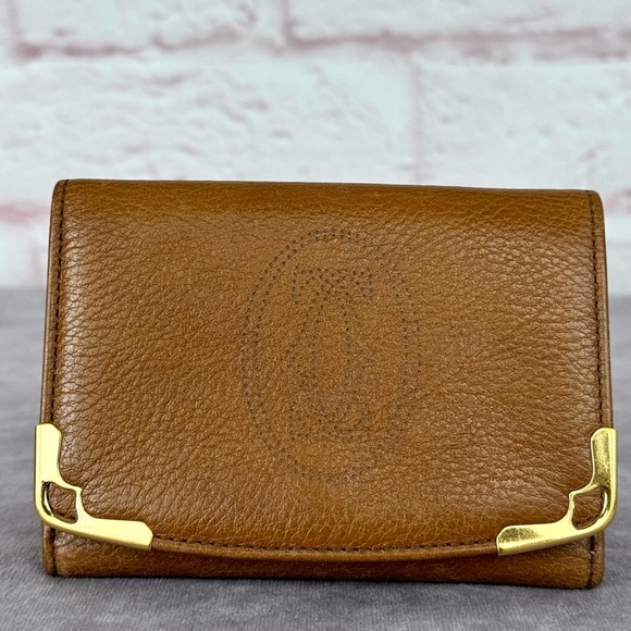 Cartier Handbags - Cartier Paris Tan Leather Wallet